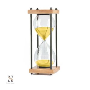 Grand Sablier Design élégant et contemporain en verre