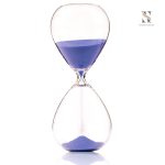 Grand Sablier en Verre élégant pour la décoration intérieure