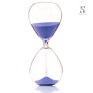 Grand Sablier en Verre élégant pour la décoration intérieure