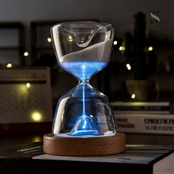 Lampe Sablier moderne avec éclairage doux et apaisant