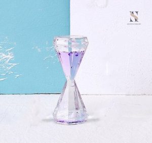 Sablier compact idéal pour le chronométrage ou la déco