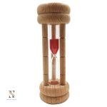 Petit sablier de 3 minutes pour le timing précis