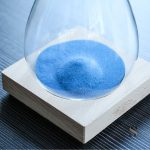 Accessoire de temps en sablier, design raffiné