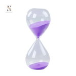 Sablier 1 heure en verre, outil de mesure du temps élégant