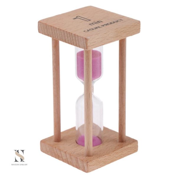 sablier-1-minute-1 Sablier 1 Minute en verre pour la gestion du temps