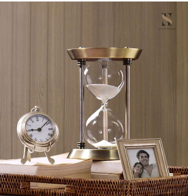 Sablier de 15 minutes pour un chronométrage précis