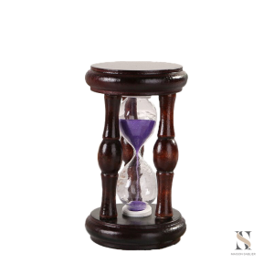 Sablier en bois 2 minutes pour un chronométrage précis