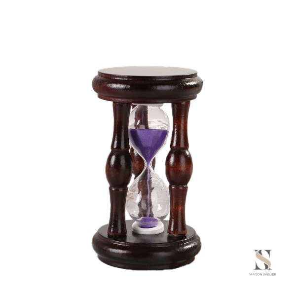 sablier-2-minutes-bois-1 Sablier en bois 2 minutes pour un chronométrage précis