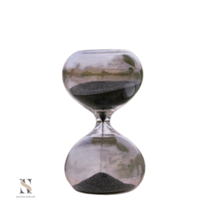 Sablier 3 minutes en verre pour chronométrage