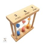 Accessoire de cuisine : sablier pour infusion de 3 temps
