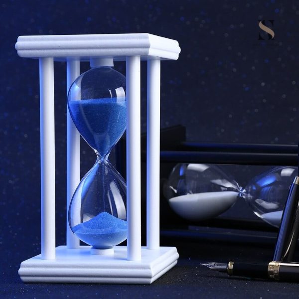 Sablier de 30 minutes, accessoire décoratif et fonctionnel
