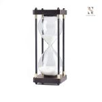 Sablier en bois 30 minutes, design élégant et classique