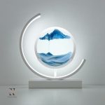Sablier design tridimensionnel pour un décor élégant