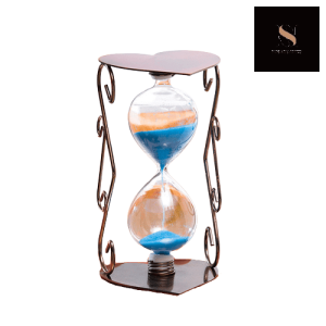 Sablier 3 minutes en verre pour un chronométrage précis
