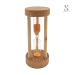 Accessoire de décoration : sablier de 4 minutes en verre
