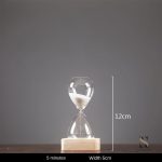 Sablier 5 minutes, outil de concentration et de relaxation en bois