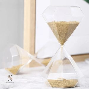 Sablier décoratif avec billes en mouvement