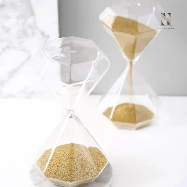 Sablier à billes, accessoire de bureau stylé