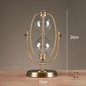 Sablier décoratif à remplir avec des matériaux variés