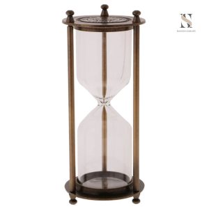 Sablier en verre à remplir, élégant et fonctionnel