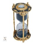 Sablier Antique élégant en verre et métal