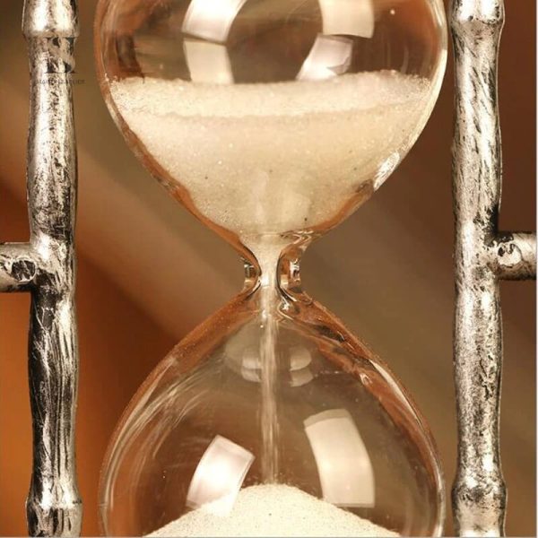 Accessoire de temps en argent pour décoration intérieure