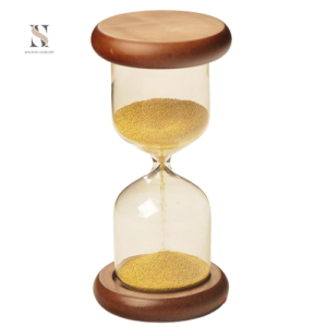Sablier artisanal élégant en verre