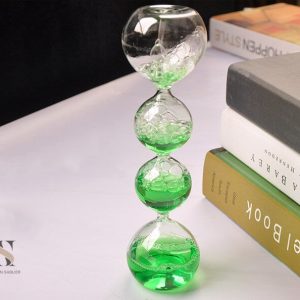Sablier décoratif à eau, objet unique pour la maison ou le bureau