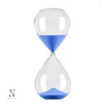 Sablier bleu élégant pour une décoration intemporelle