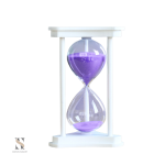 Sablier bleu 5 minutes pour un chronométrage précis