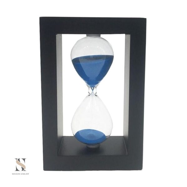 Sablier décoratif en bleu pour intérieur