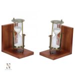 Sablier décoratif en bois vintage