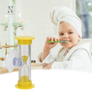 Accessoire de bain : sablier pour brossage