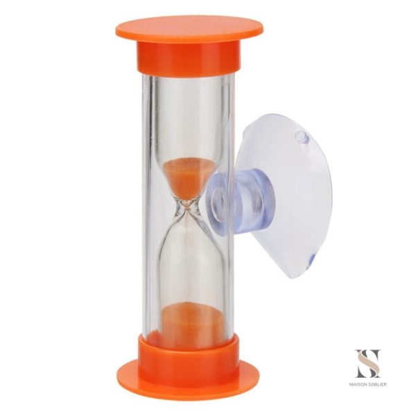 Sablier compact pour routine d'hygiène dentaire