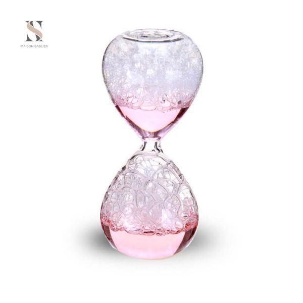sablier-bulle-1 Sablier à Bulle élégant en verre pour comptage du temps