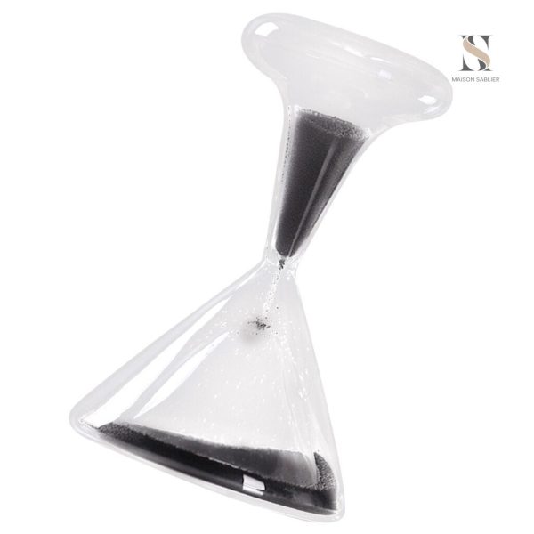 sablier-d-une-minute-1 Sablier d'une minute en verre et sable