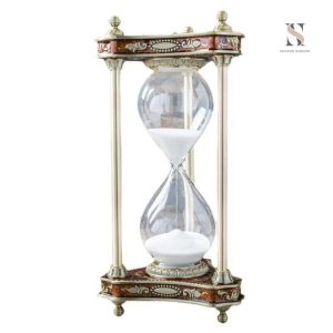 Sablier 30 minutes en verre pour une gestion du temps efficace