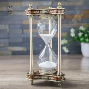 Sablier de 30 min, accessoire décoratif et pratique pour le timing