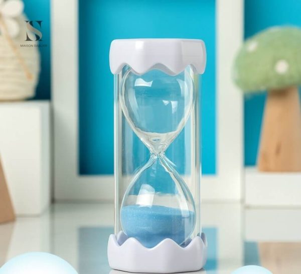 Accessoire de salle de bain : sablier 5 minutes