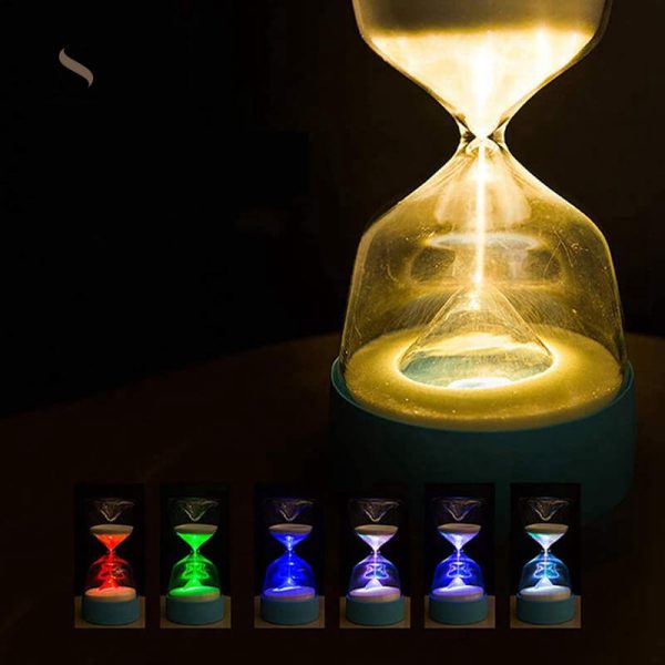 Sablier lumineux décoratif pour un espace moderne