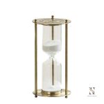 Sablier de Luxe en verre et métal