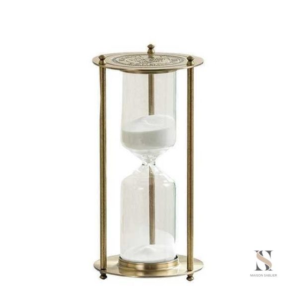 sablier-de-luxe-1 Sablier de Luxe en verre et métal