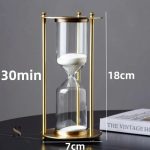 Sablier design moderne avec sablage fin