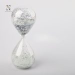 Sablier décoratif avec paillettes scintillantes pour intérieur
