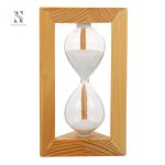 Sablier décoratif en verre élégant pour décoration intérieure