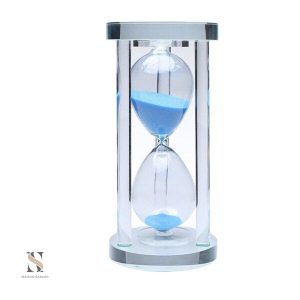 Sablier en verre élégant pour le comptage du temps