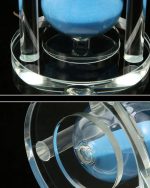 Accessoire en verre, sablier pour décoration intérieure
