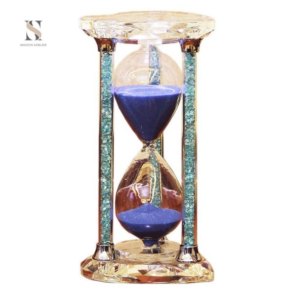 Sablier en verre décoratif élégant pour un intérieur stylé