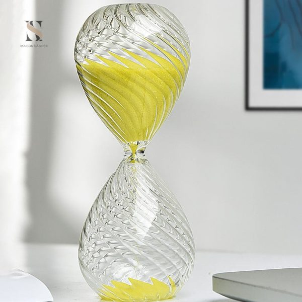 Sablier décoratif géant pour chronométrage