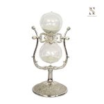 Sablier géant décoration moderne en verre et sable